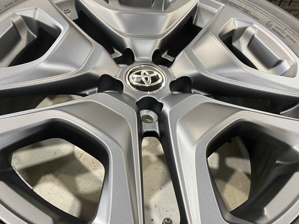 新車外し トヨタ RAV4 純正 19インチ アルミホイール タイヤ 4本 