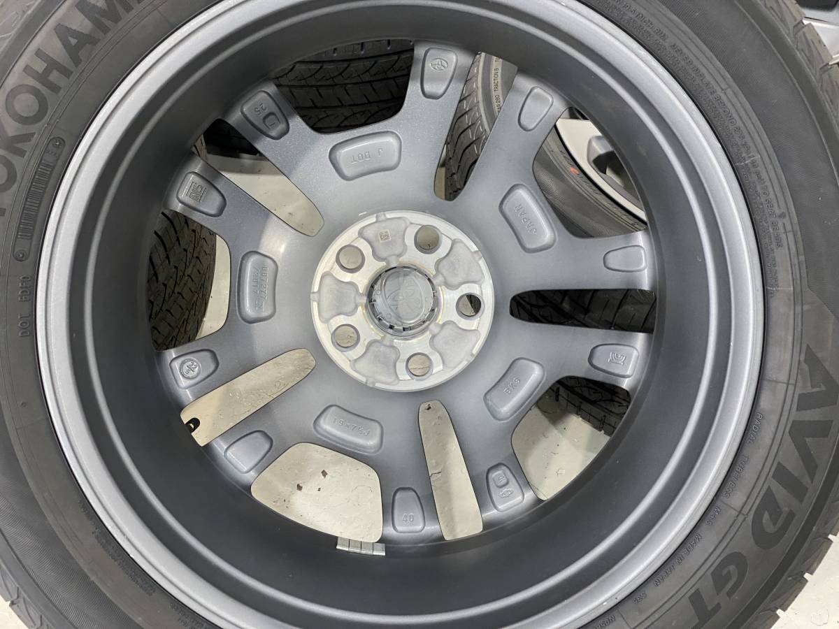 新車外し トヨタ RAV4 純正 19インチ アルミホイール タイヤ 4本 