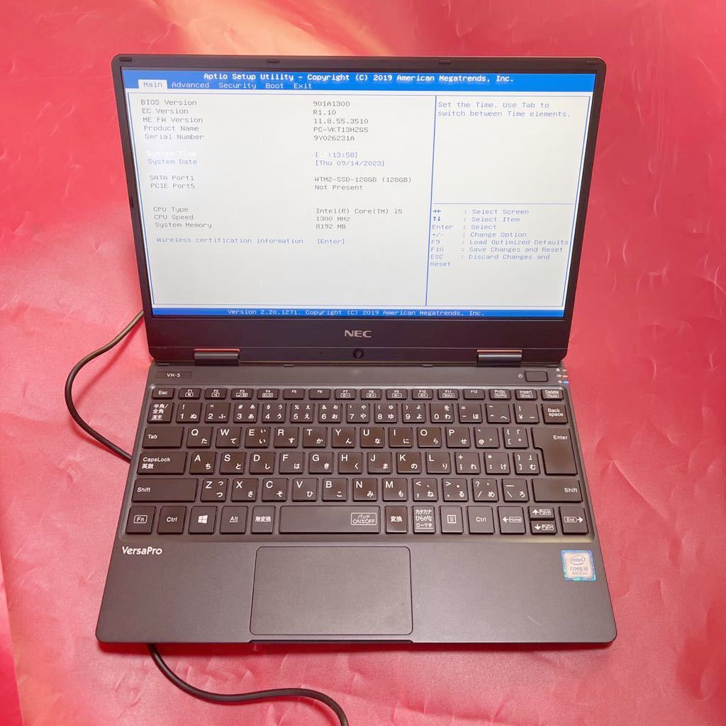 ジャンク OSなし メモリ8GB 第八世代Core i5搭載！NEC VKT13/H PC-VKT13HZG