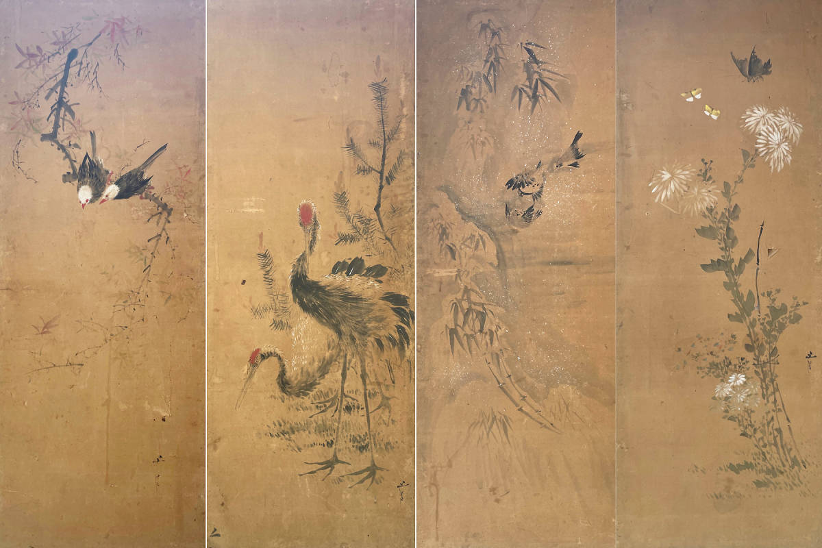 文化遺産オンライン 葛飾北斎 絵はがきセット〈葛飾北斎 花鳥画撰〉(10