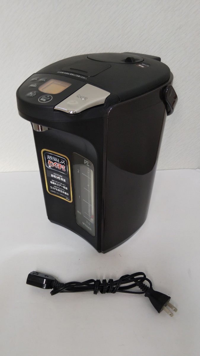 即決あり」タイガー魔法瓶(TIGER) 電気ポット 蒸気レス VE 電気 ま