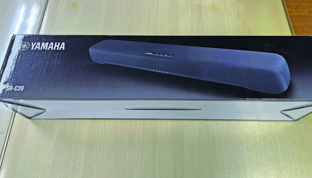 ヤマハ　YAMAHA　SR-C20A サウンドバー　開封ほぼ未使用