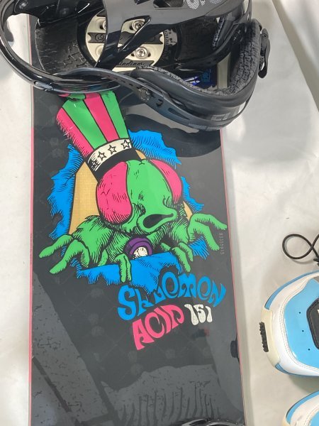 中古品】スノーボードセット サロモン アシッド salomon ACID 151cm