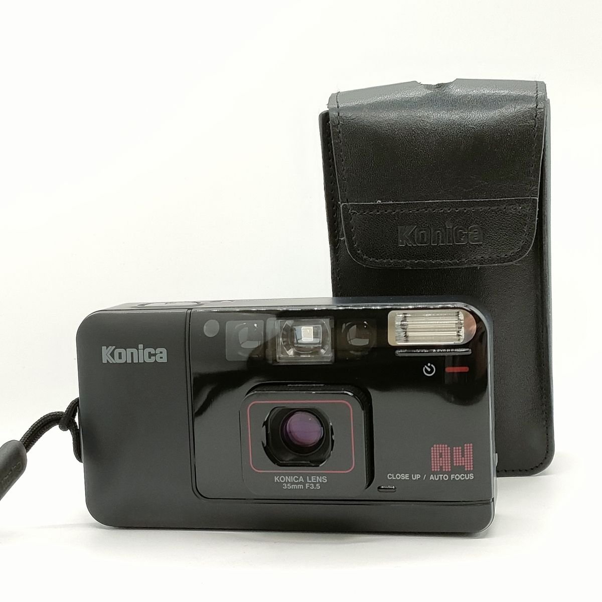 A4 Konica Big Mini 35mm Film Point Shoot Camera & mini Black