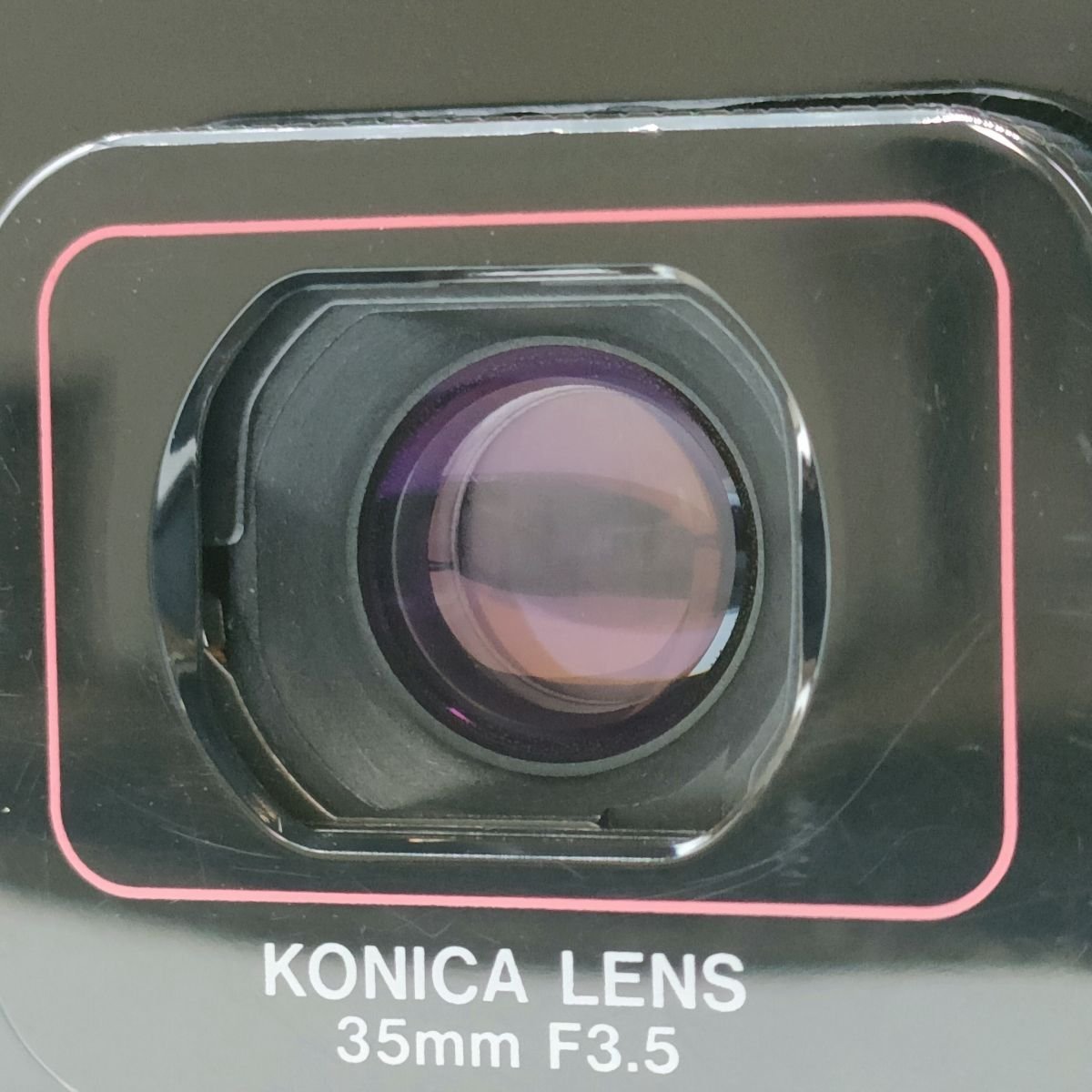 A4 Konica Big Mini 35mm Film Point Shoot Camera & mini Black