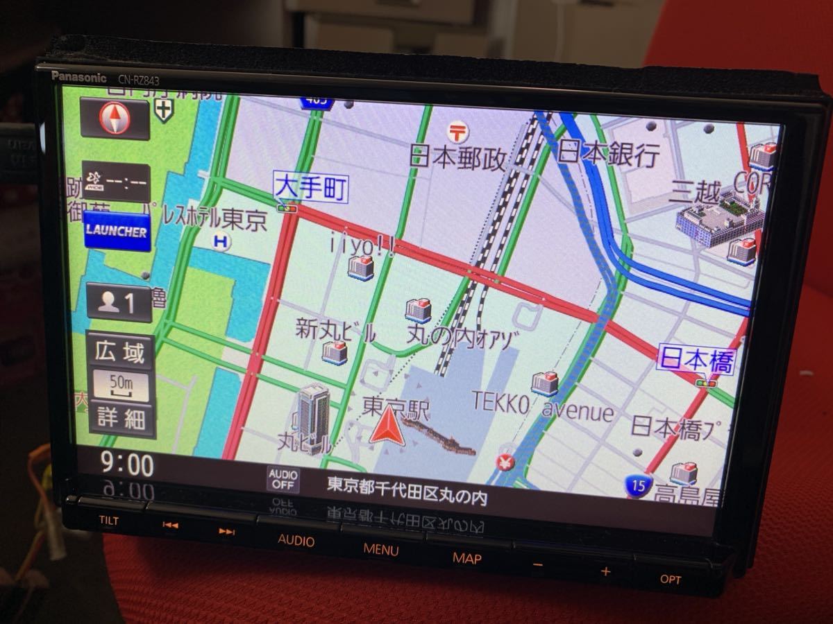 スズキ純正ナビ Panasonic CN-RZ843 ETCセット フルセグ 純正品