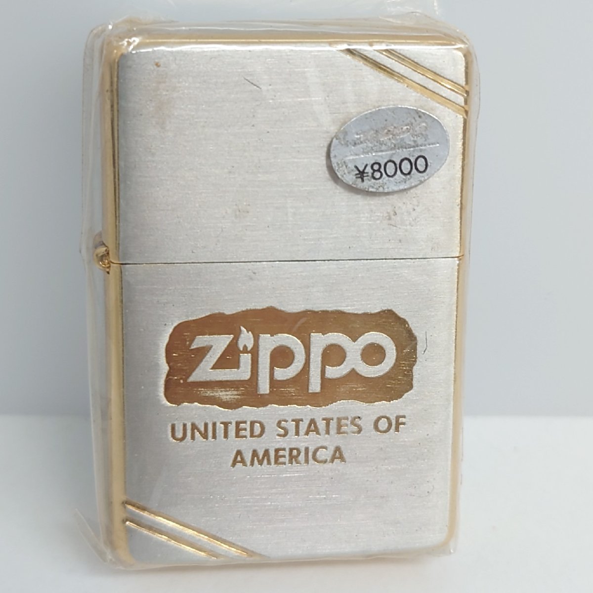 【86】希少 ZIPPO ジッポ ジッポー UNITED STATES OF AMERICA アメリカ ダイアゴナルライン 動作未確認品 ZIPPO ジッポ 限定Zippo 2000個限定品 天然ダイヤモンド キャメル