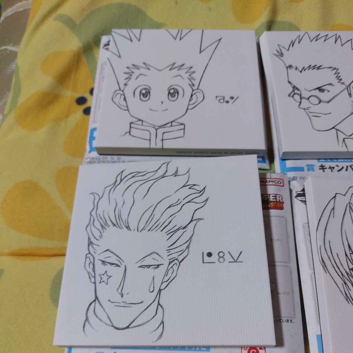 一番くじ HUNTER×HUNTER E賞 キャンバスボード 4種セット ハンター 