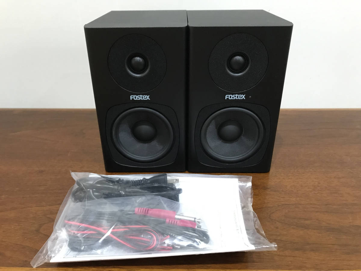 美品「フォステクス/FOSTEX PM0.4c（ブラック）」アンプ内蔵