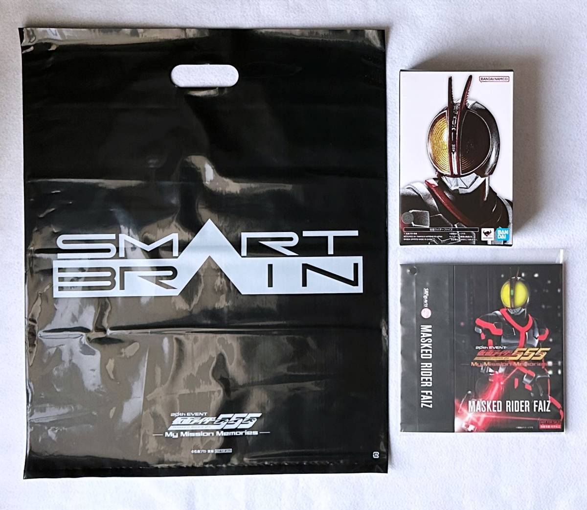 未開封品　バンダイ　S.H.Figuarts 真骨彫製法 仮面ライダーファイズ　ショッパー ＆ オリジナルスリーブ付き　フィギュアーツ