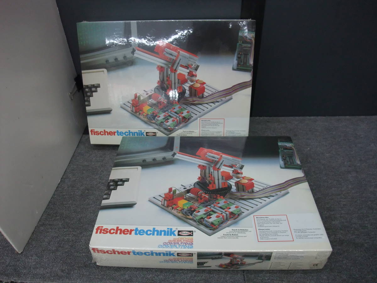 『未使用品』fischer technik/フィッシャーテクニック COMPUTINGシリーズ 30554 Teach-in Robot/ティーチインロボット 2組セット