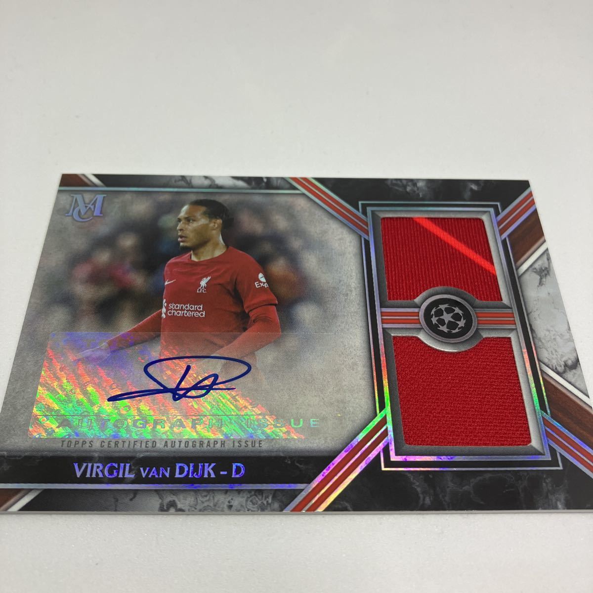199シリ 直筆サインカード Topps MUSEUM COLLECTION VIRGIL van DJIK