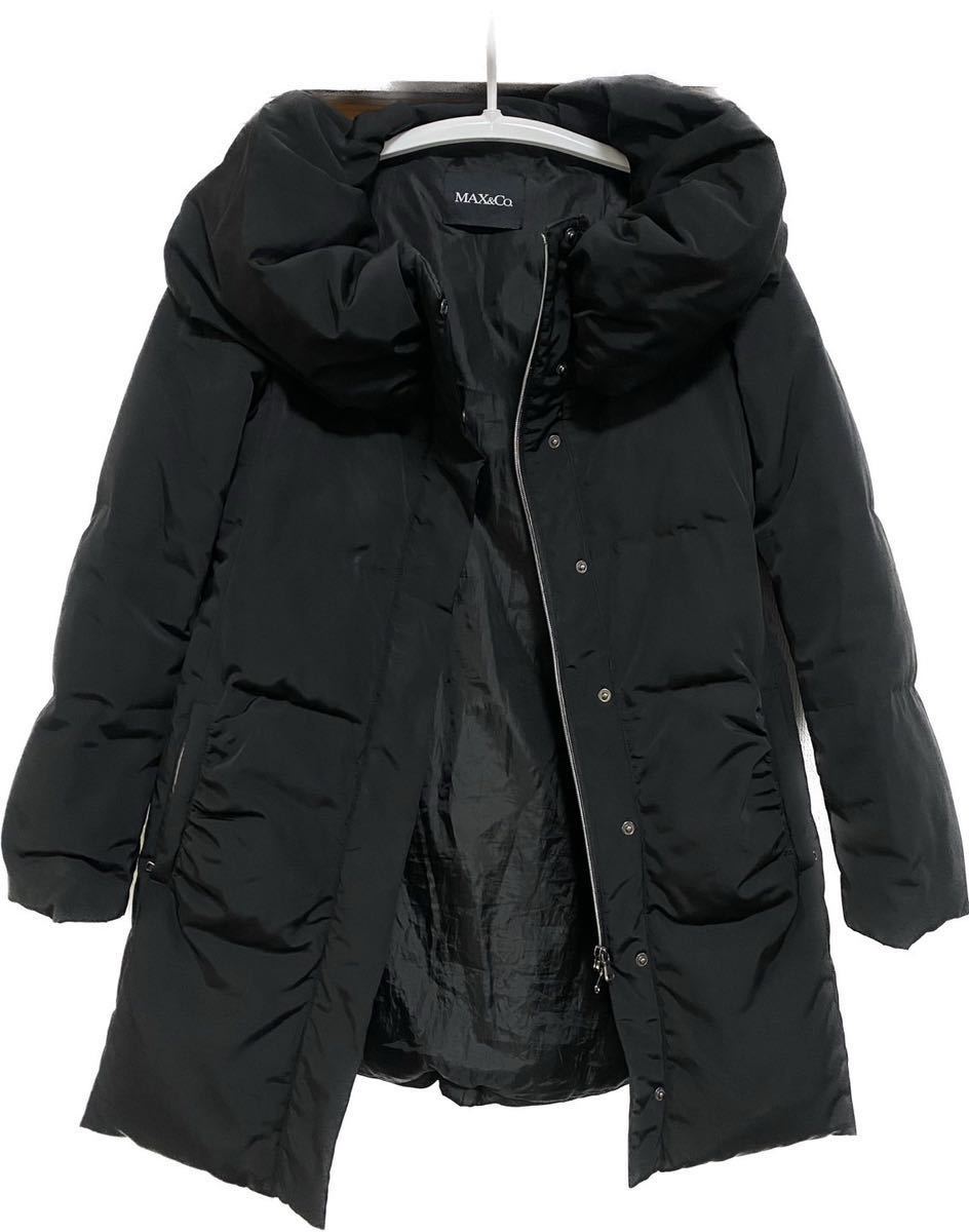 美品】MAX&Co. マックス＆コー マックスマーラ ダウンコート ブラック 