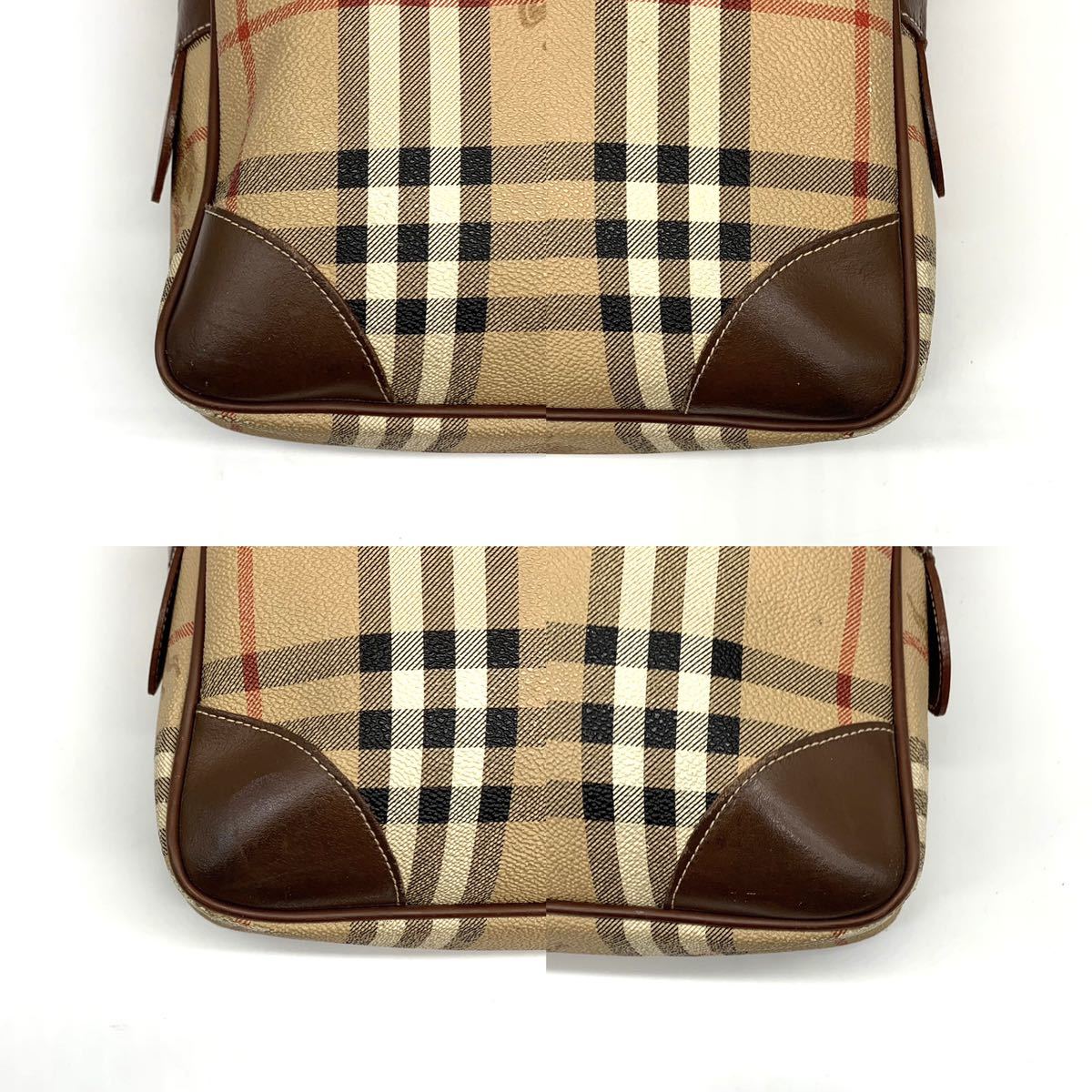 1円○高級品○BURBERRY バーバリー ノバチェック ビジネスバッグ