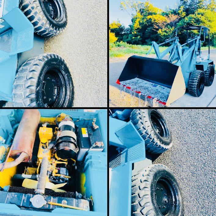 鹿児島発　コマツ　タイヤショベルSK07-2　　バッテリー新品　引き取りできる方 鹿児島発 コマツ タイヤショベルSK07-2 バッテリー新品 引き取りできる方