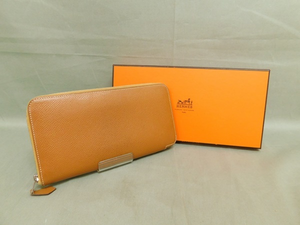 エルメス HERMES エルメス 長財布 ラウンドファスナー アザップ