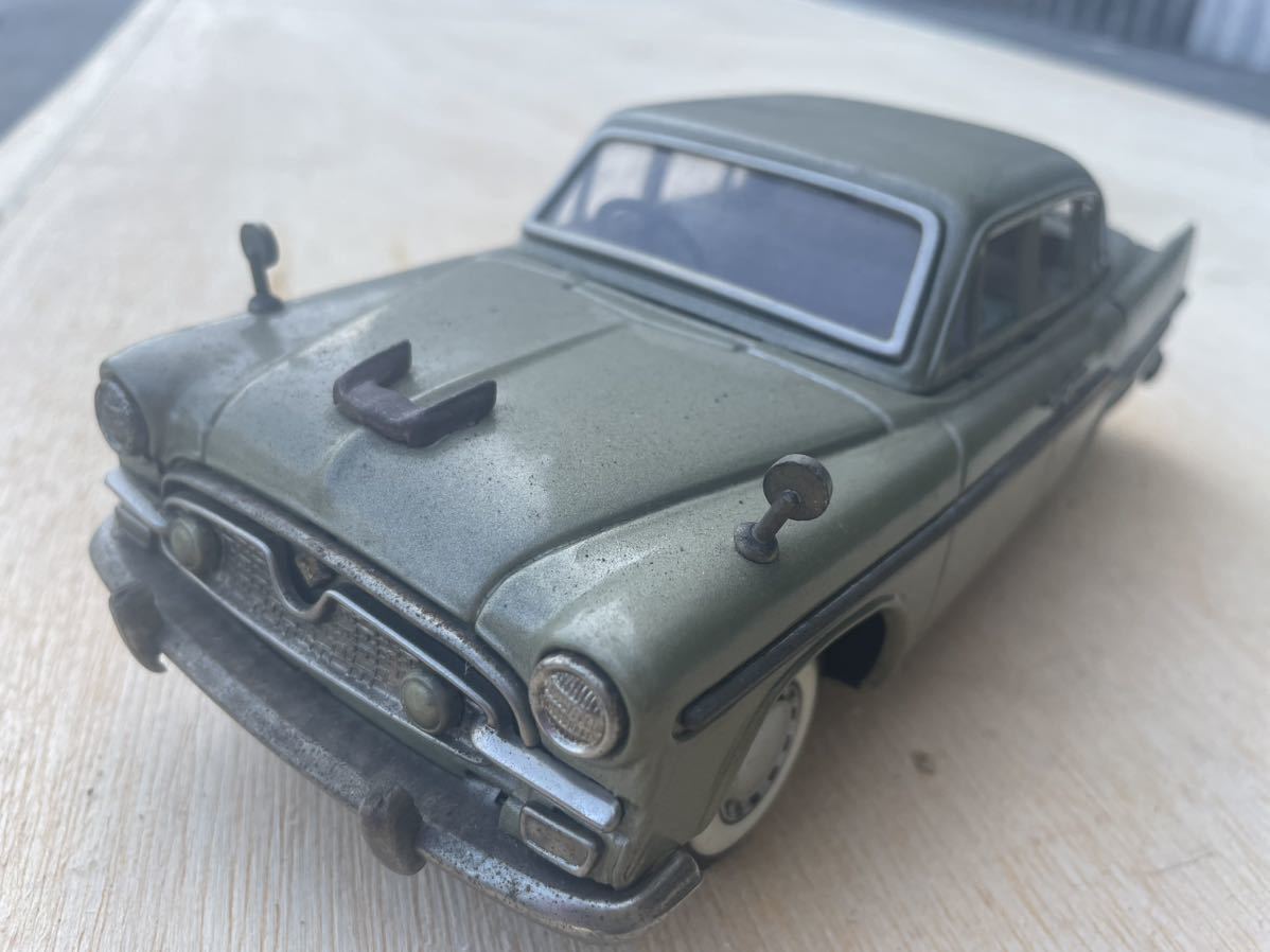 0 アサヒ玩具製 外箱付き DELUXE クラウン トヨペット ブリキ車 ブリキ
