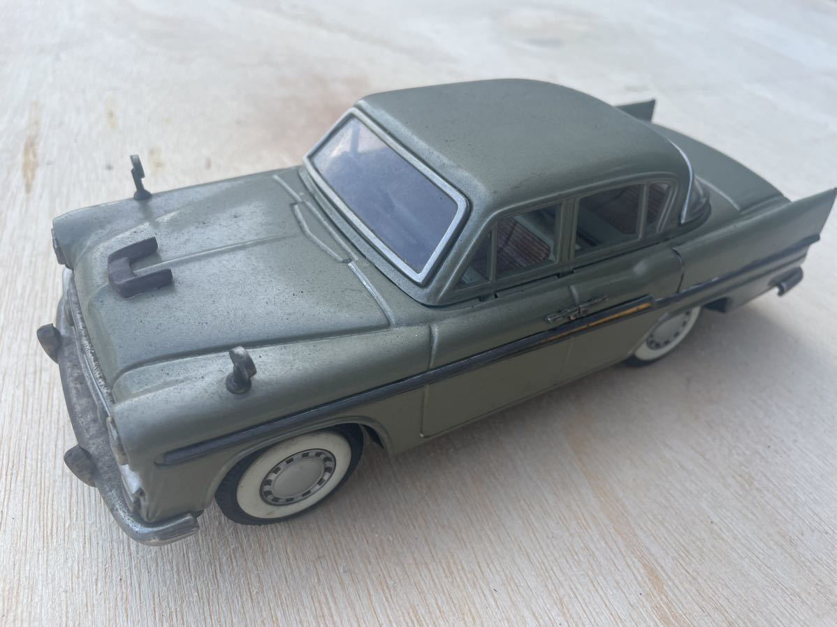 0 アサヒ玩具製 外箱付き DELUXE クラウン トヨペット ブリキ車 ブリキ