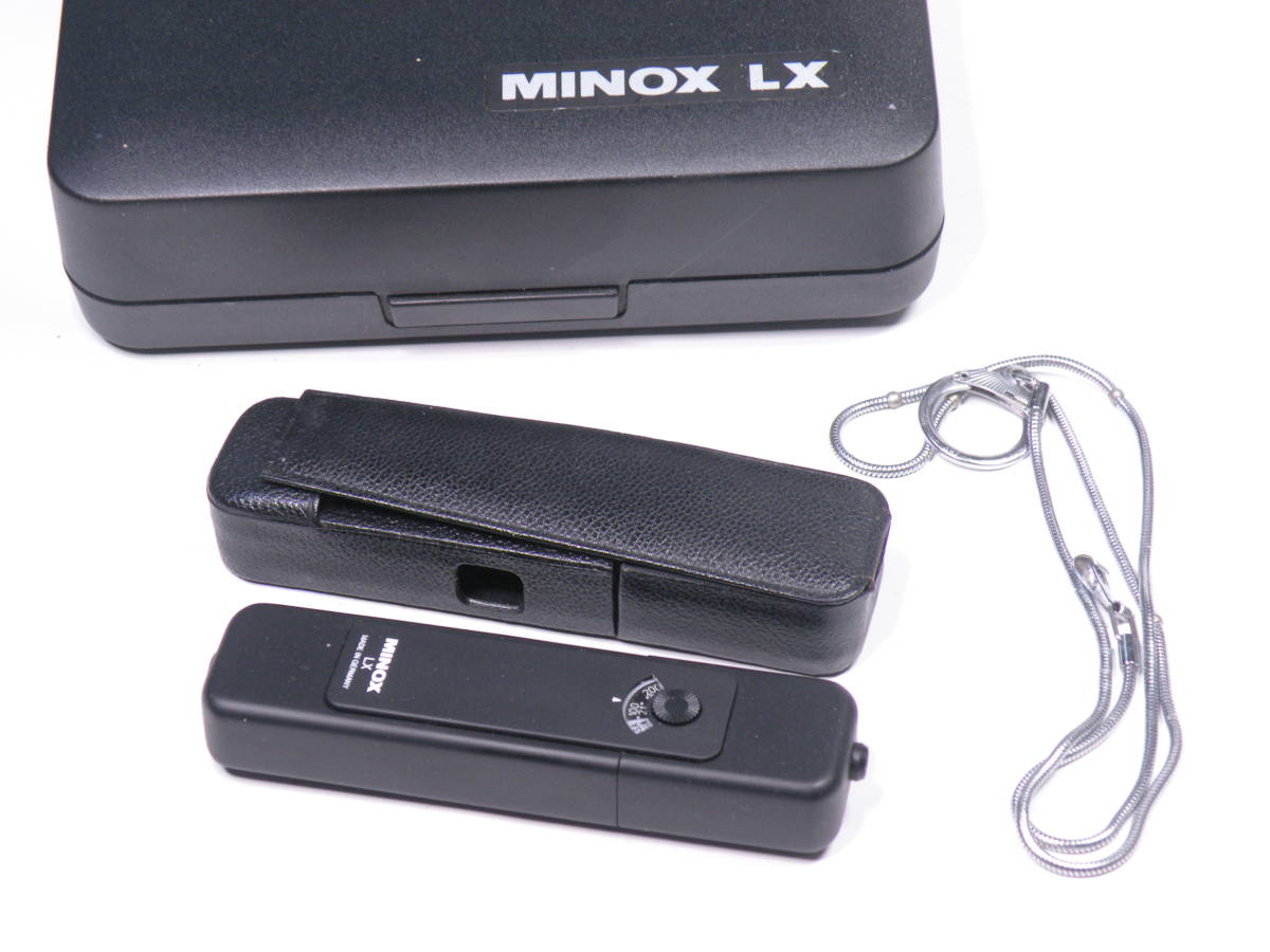 人気，本物保証 ミノックスLX 黒・ケース付／MINOX