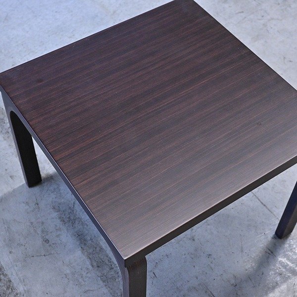 天童木工 サイドテーブルb サペリ材 机 花置き ロー スクエア 作業台  