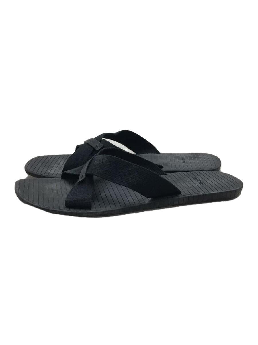 Dior HOMME◆クロスサンダル/43/ブラック/クロス/汚れ有