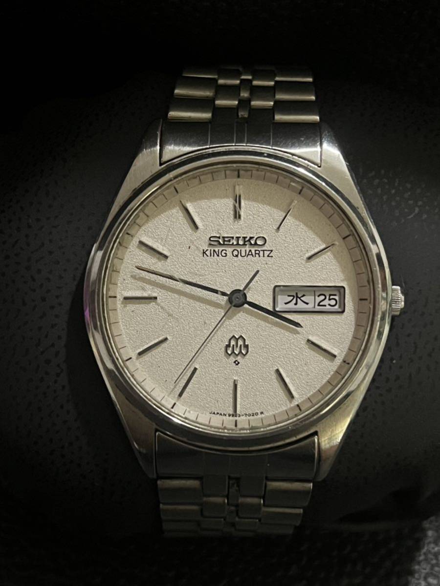 1円~SEIKO セイコー キングクォーツ デイデイト メンズ腕時計 9923-7020