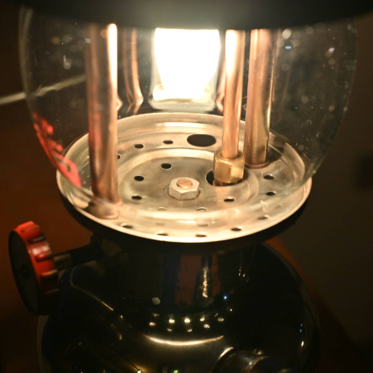 激渋！　カスタム！　絶好調！　1949年5月　COLEMAN 242C メンテ、テスト済み　すぐに使えます！　AGM PYREX_4