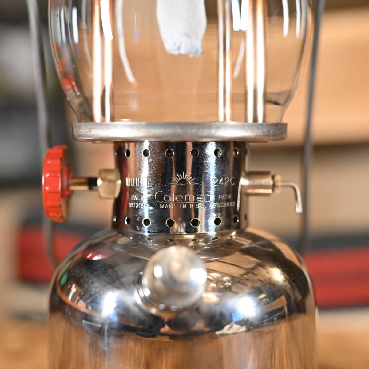 激渋！　カスタム！　絶好調！　1949年5月　COLEMAN 242C メンテ、テスト済み　すぐに使えます！　AGM PYREX_5