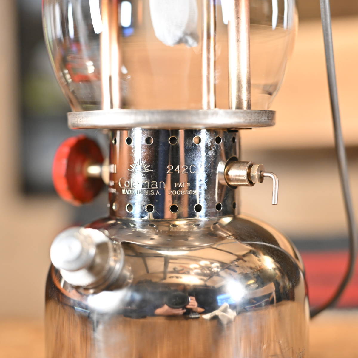 激渋！　カスタム！　絶好調！　1949年5月　COLEMAN 242C メンテ、テスト済み　すぐに使えます！　AGM PYREX_6