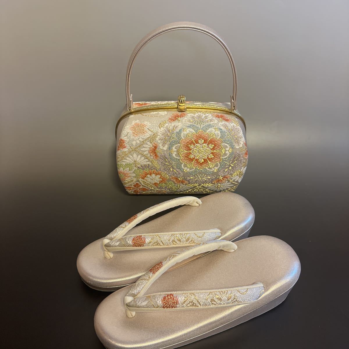 草履バッグセット フリー寸/和装小物 成人式 振袖 フリーサイズ 結婚式 和服 卒業式 