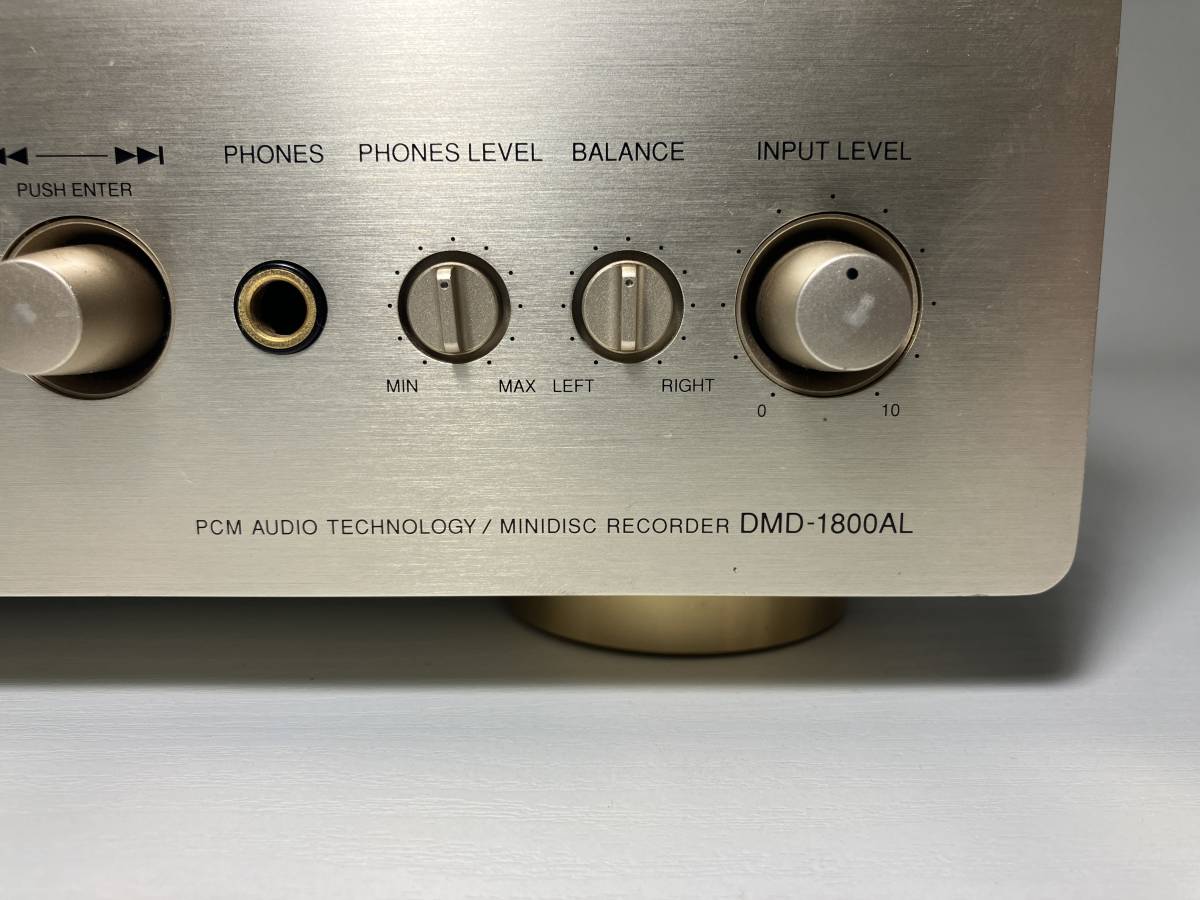 中古 DENON DMD-1800AL MDプレイヤー レコーダー 録音 K1885215