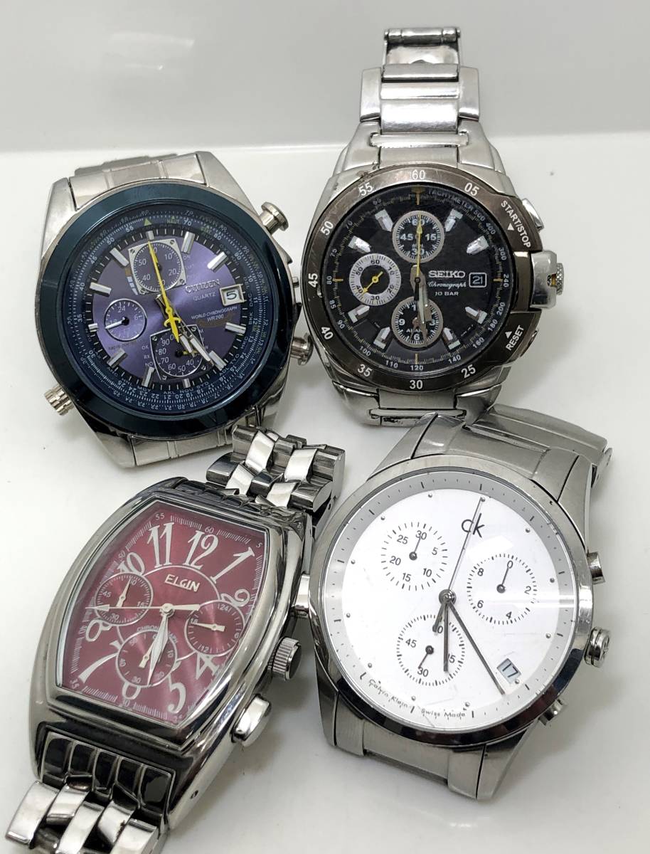 時計(サ60)『WH-10214』★SEIKO・CITIZEN・CK.ELGIN★稼働、訳あり★電池交換済