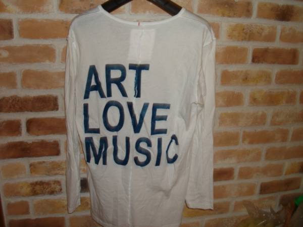 ALM ロンT 白×ネイビー A LOVE MOVEMENT(長袖Tシャツ)｜売買された 