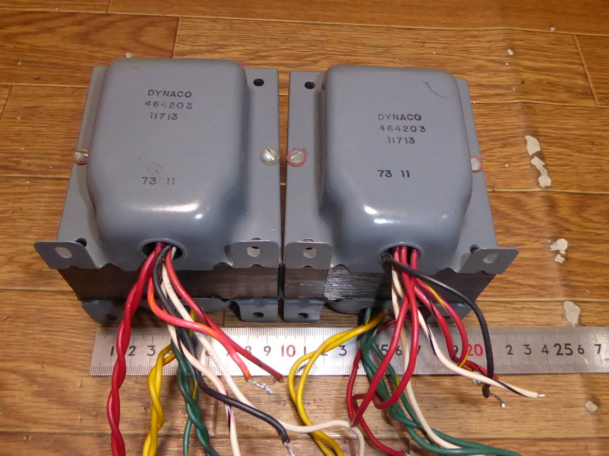 米国製 Dynaco MK3 希少電源トランス 2台 動作品 その1 ダイナコ 米国