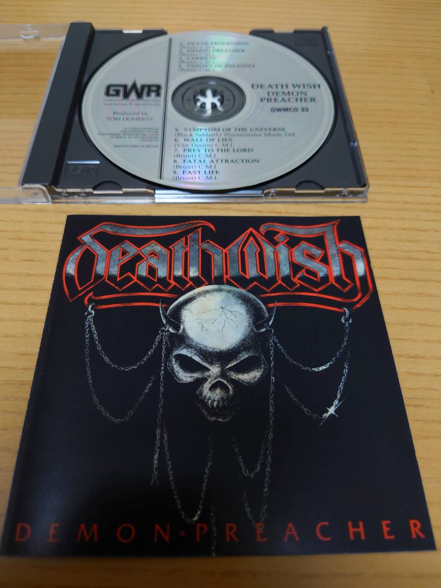 スラッシュメタル　DEATHWISH/DEMON PREACHER 1988年　オリジナル盤