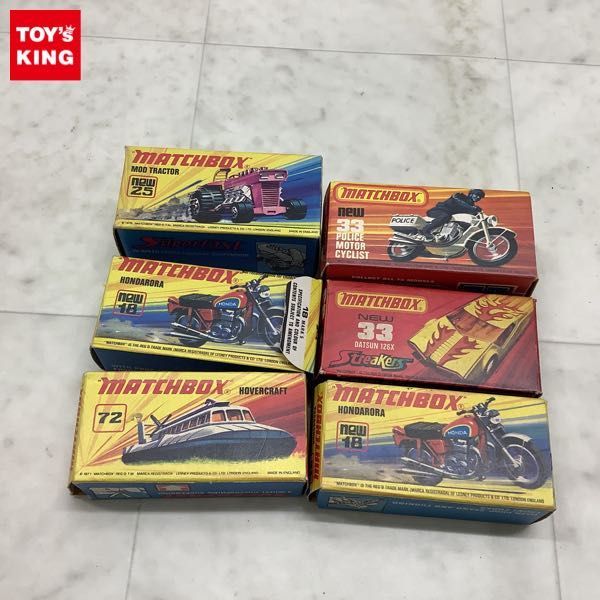 人気セール，HOT 1円〜 マッチボックス HONDA RORA MOD トラクター ホバークラフト Streakers ダットサン126X他(マッチボックス)｜売買されたオークション情報、yahooの商品情報をアーカイブ公開 - オークファン マッチボックス