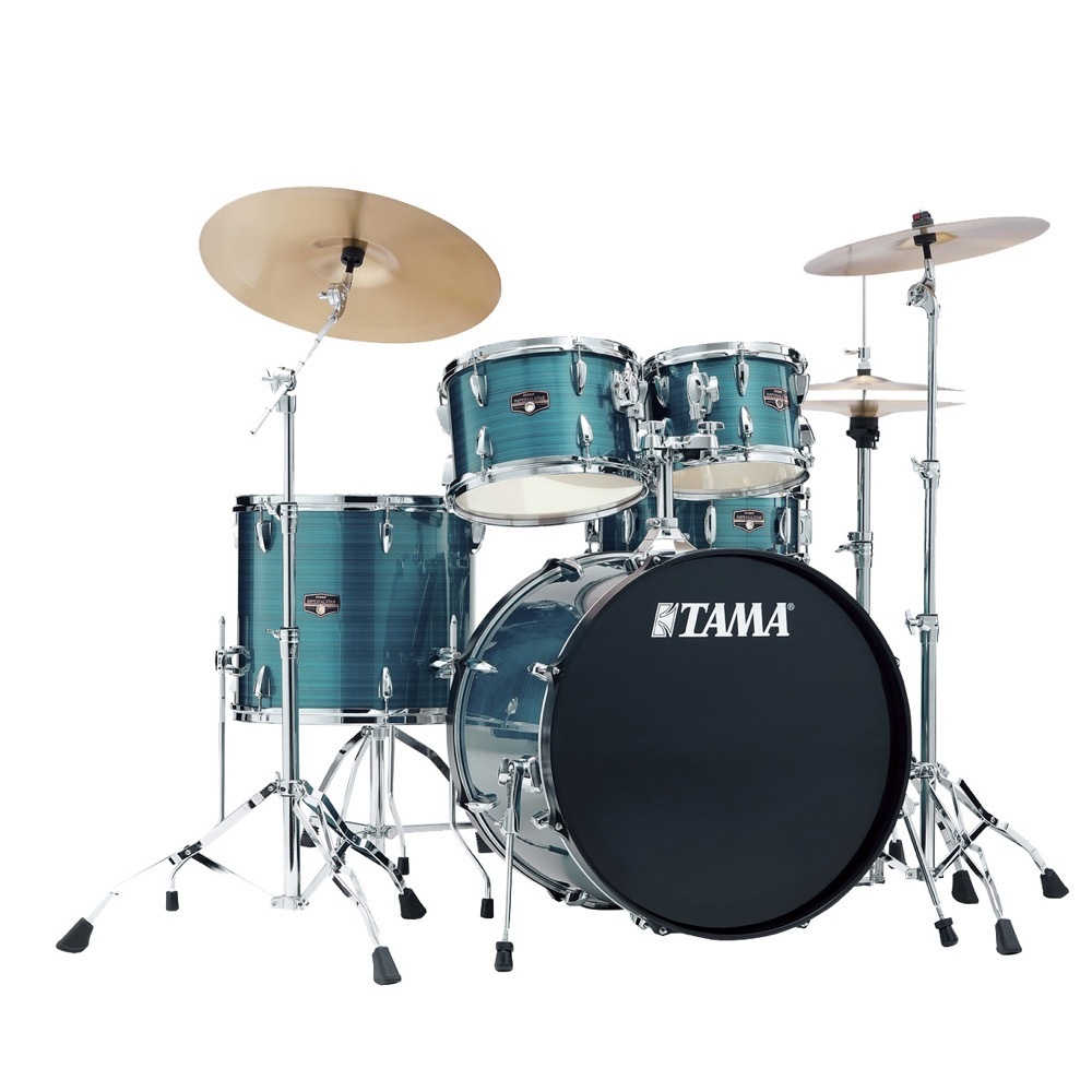 【消音パッド付きキャンペーン開催中】TAMA タマ IMPERIALSTAR IP52H6RC-HLB シンバル付き 22バスドラムセット