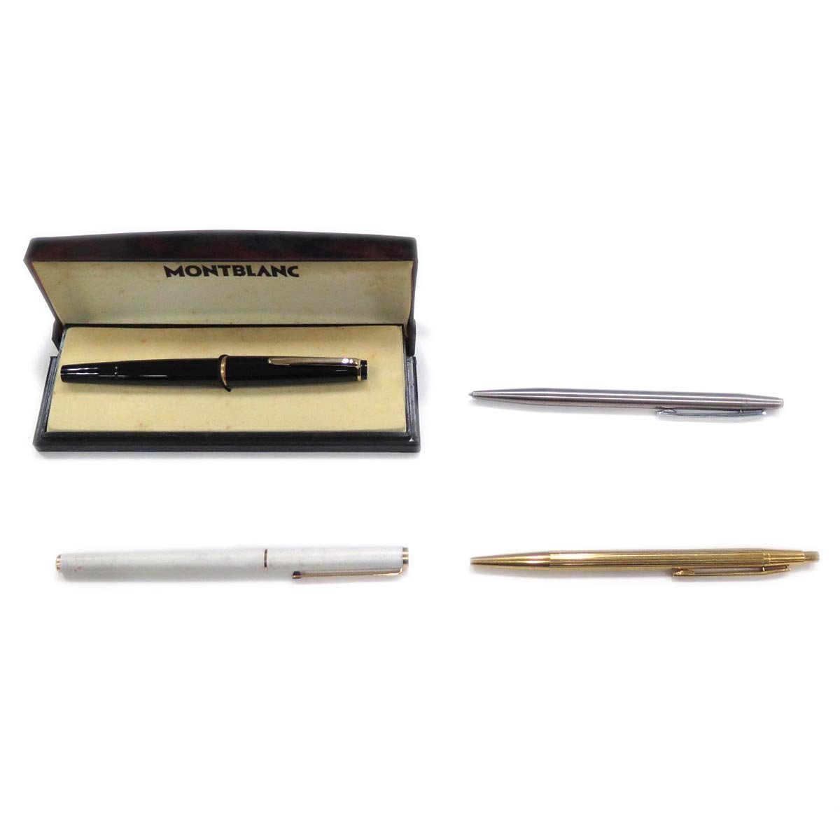 1円 ry MONTBLANC モンブラン 万年筆・ボールペン ４点セット【同梱不可】【中古】
