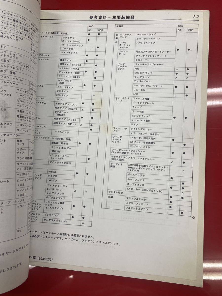 整備解説書 三菱 LANCER ランエボ ランサーエボリューションⅦ CT9A