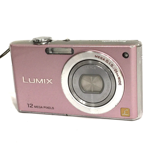1円 Panasonic LUMIX DMC-FX40 コンパクトデジタルカメラ ピンク 動作確認済