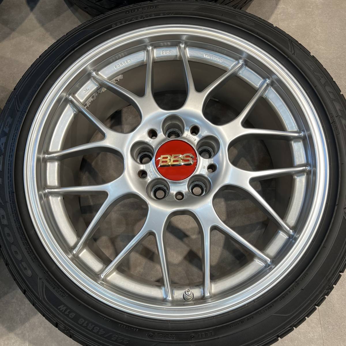 BBS純正ナット付 BBS RG-R 8.5J+43 RG782 9.5J+45 RG783 18インチ 225 