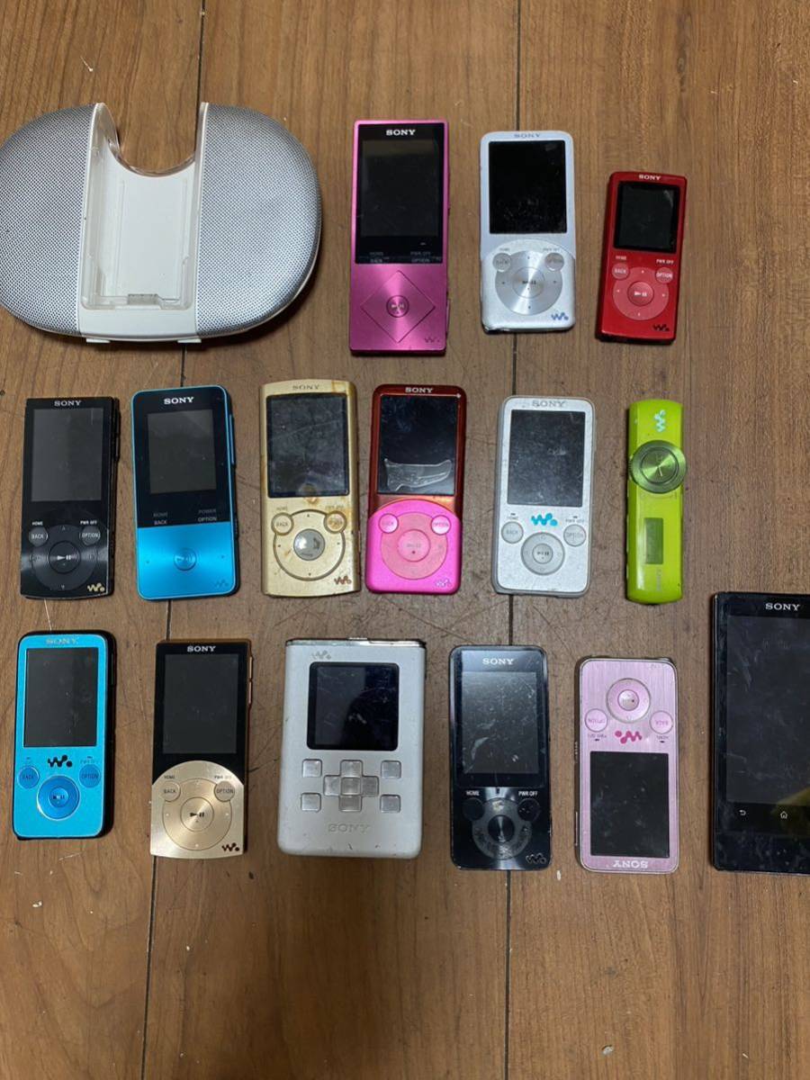 SONY WALKMAN デジタルオーディオプレーヤー ソニーウォークマン スピーカー 16個まとめて売る