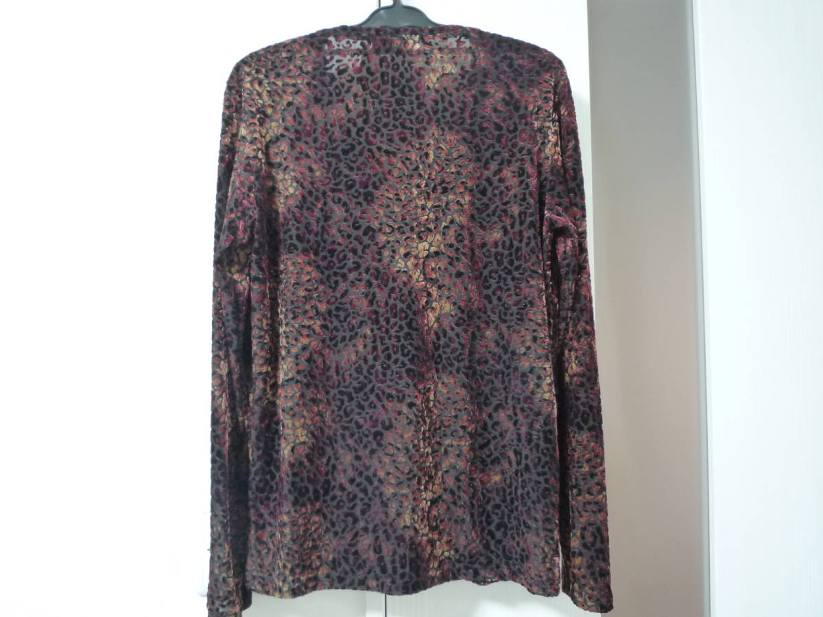 TORNADO MART トルネードマート ベロアレオパオパール 長袖 カットソー