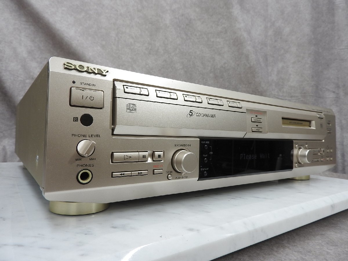 〇【神殿店】SONY ソニー MXD-D5C CD/MDデッキ　〇ジャンク〇