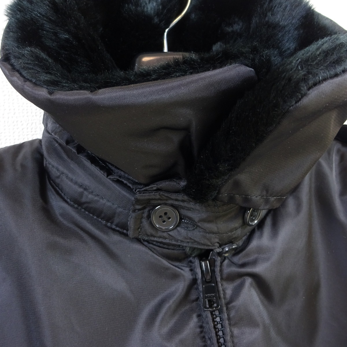 極美品 MSDF 海上自衛隊 型簡易 防寒タイプ ジャンパー L 襟ボア(着脱可能)