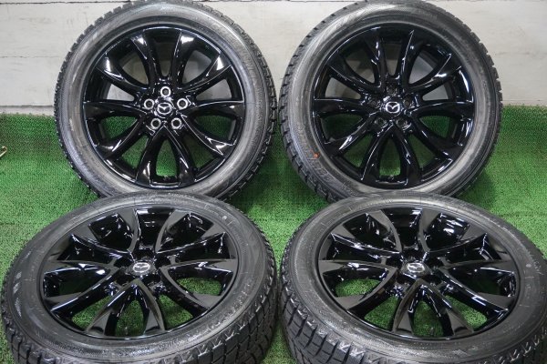 マツダ純正 カスタムホイール 新品スタッドレス 225/55R19 7J OFF+50 