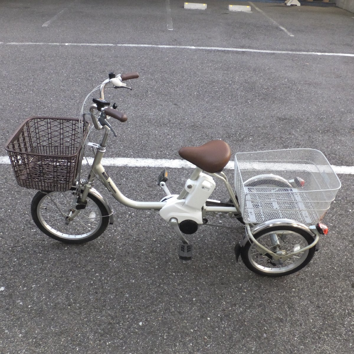 岐阜発☆パナソニック Panasonic 電動アシスト三輪自転車 ビビライフ