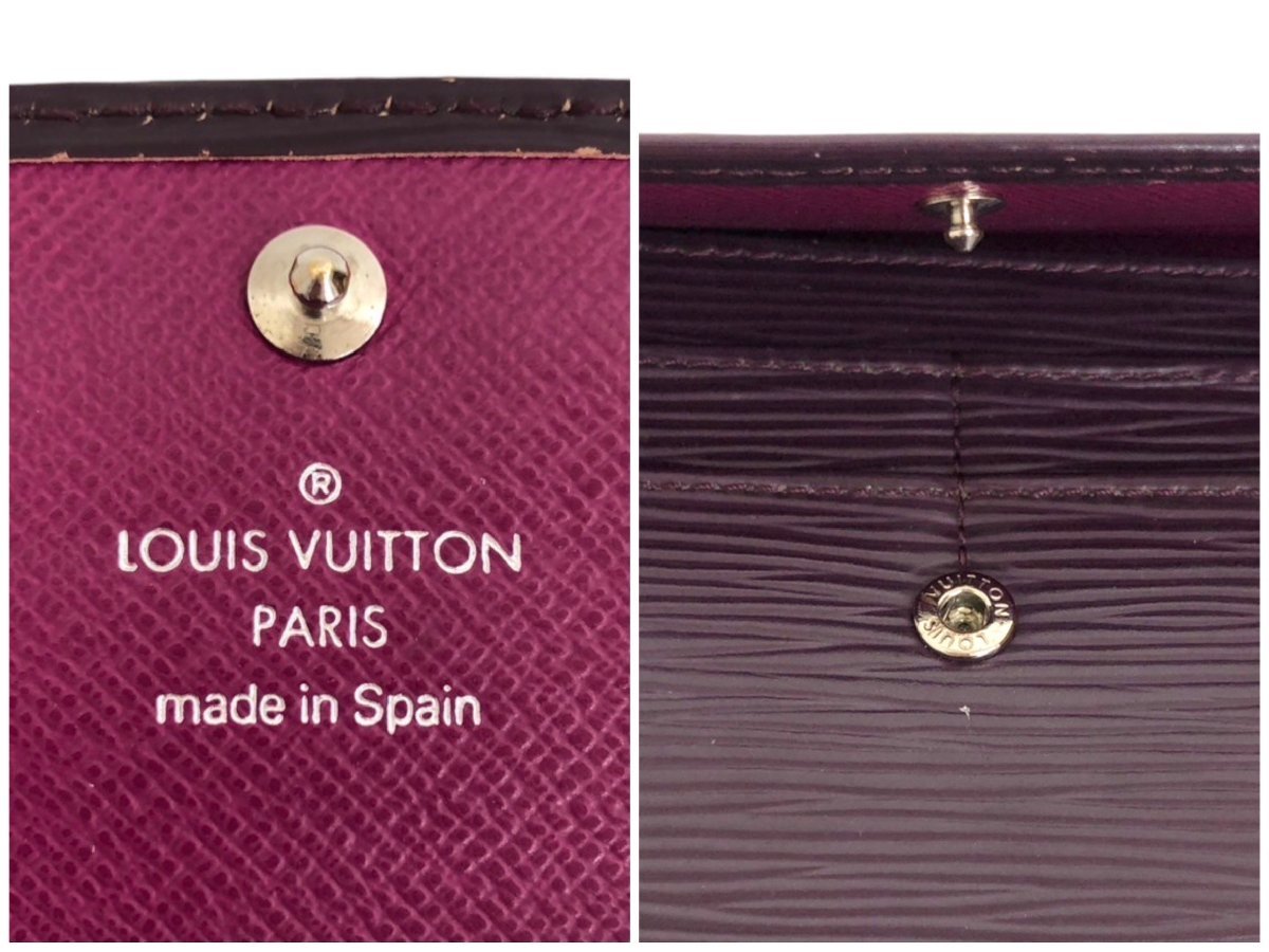 LOUIS VUITTON (ルイヴィトン) ポルト フォイユサラ エピ ウォレット