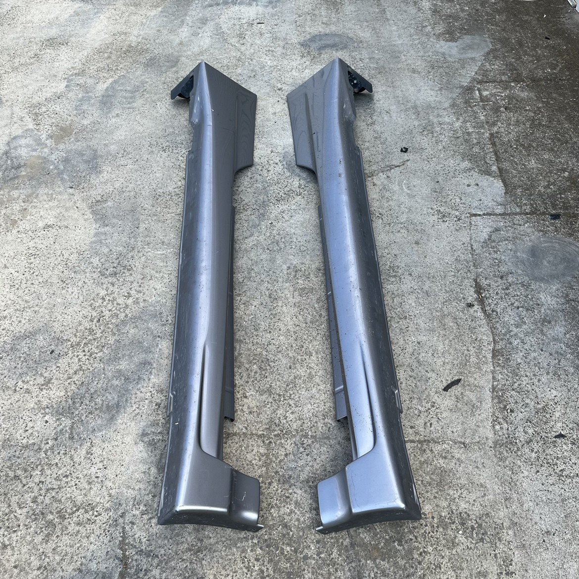 HONDA CR-Z ZF1 無限 MUGEN サイドステップ サイドスカート シルバー