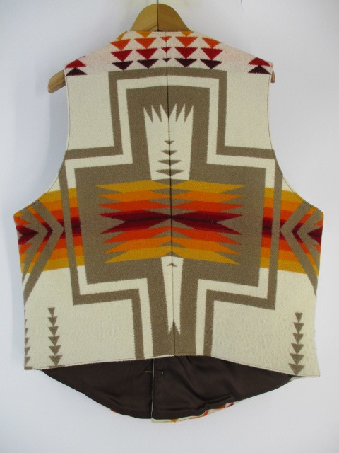 1円☆ PENDLETON ペンドルトン ベスト ウール チーフジョセフ柄